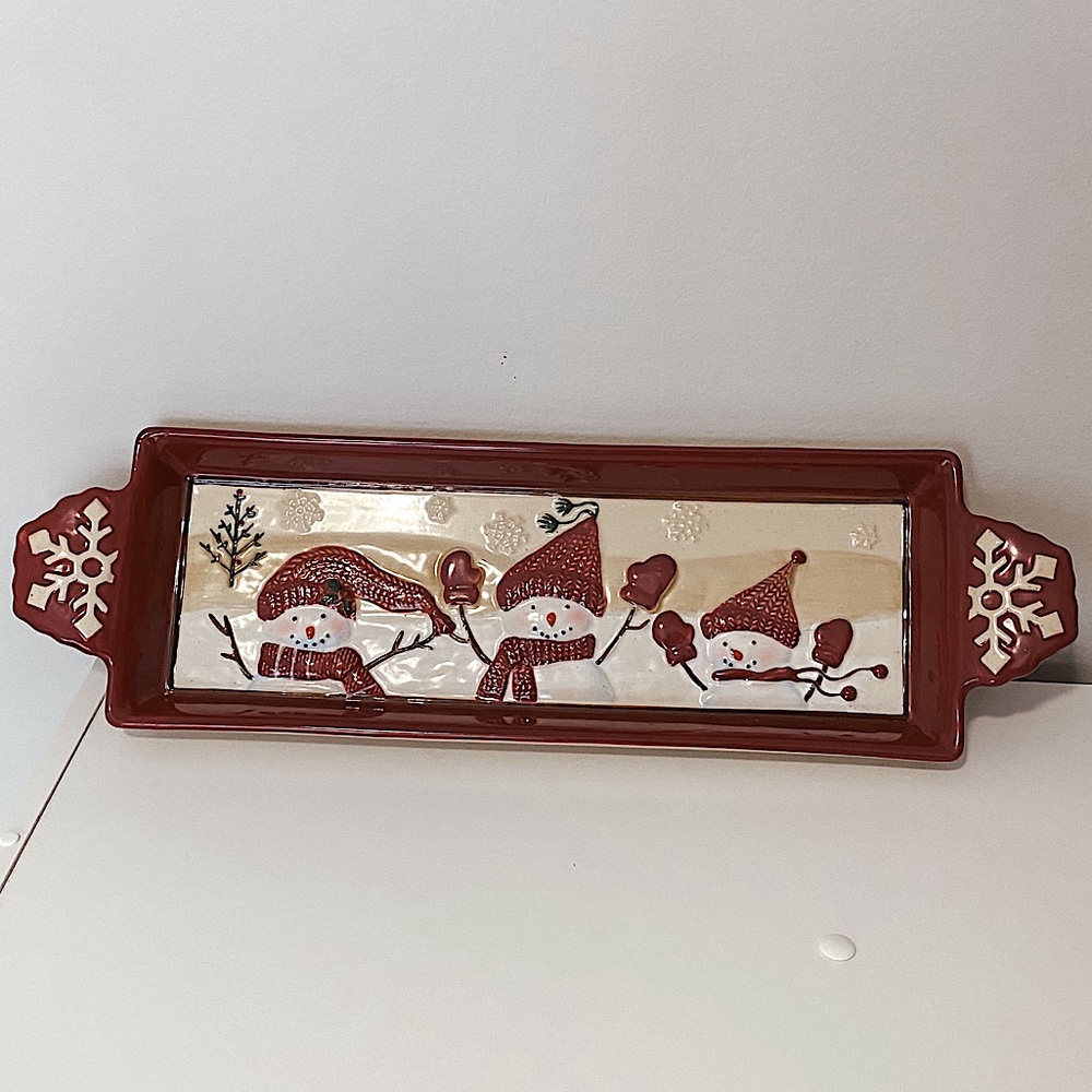 St Nicholas Square “Winter Wishes” Rectangular Platter